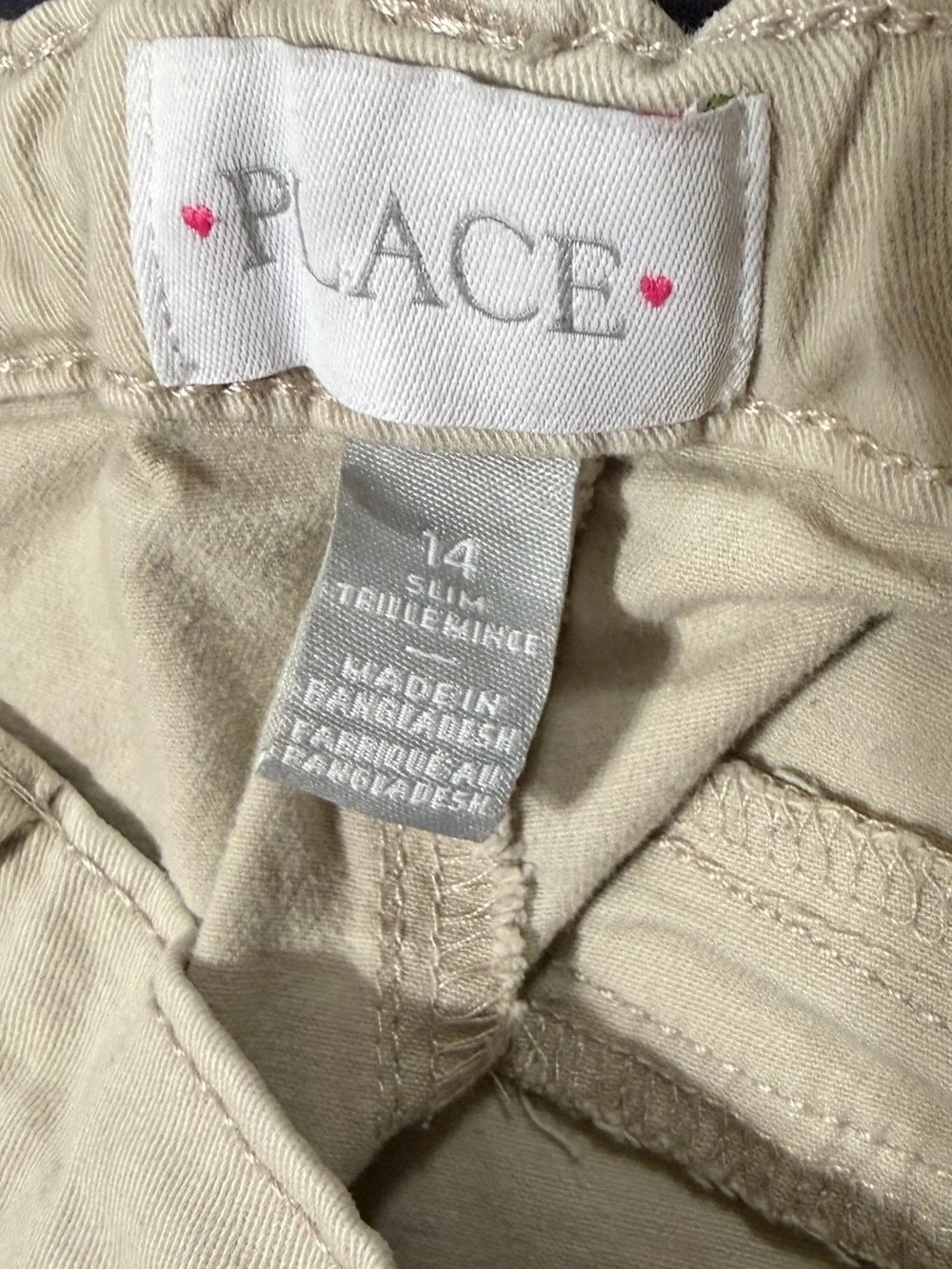 Girls Children’s Place Bermuda Shorts in Cream